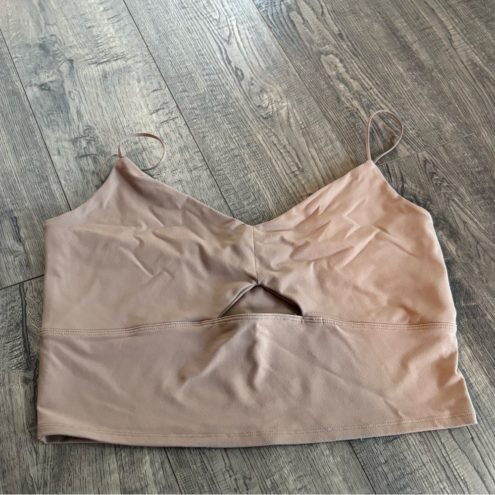 Abercrombie & Fitch Soft A&F Collection Women's Tan Top size large